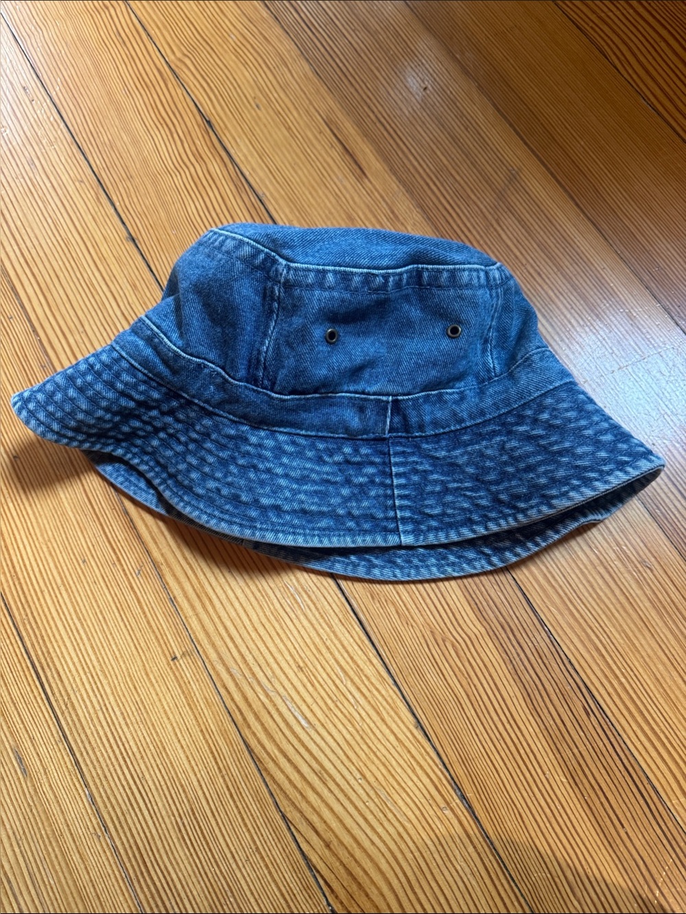 L.L.Bean Denim Bucket Hat 100% Cotton Blue Classic Casual